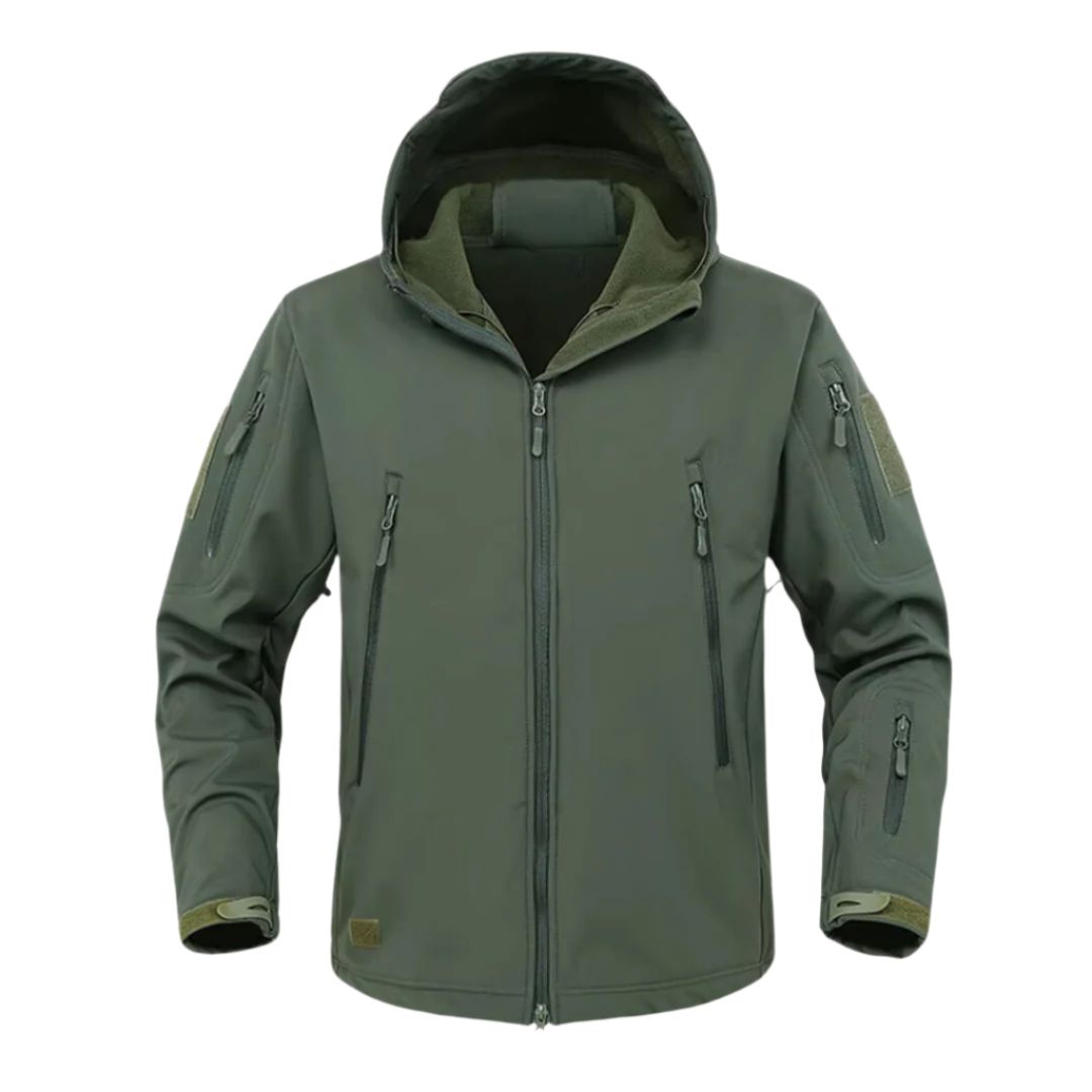 Giacca con cappuccio e zip da uomo - Ideale per l'inverno e il freddo