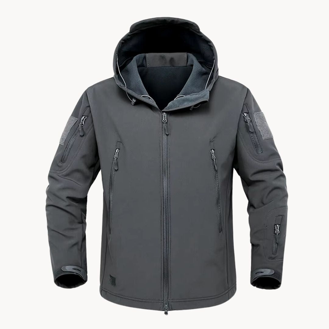 Giacca con cappuccio e zip da uomo - Ideale per l'inverno e il freddo