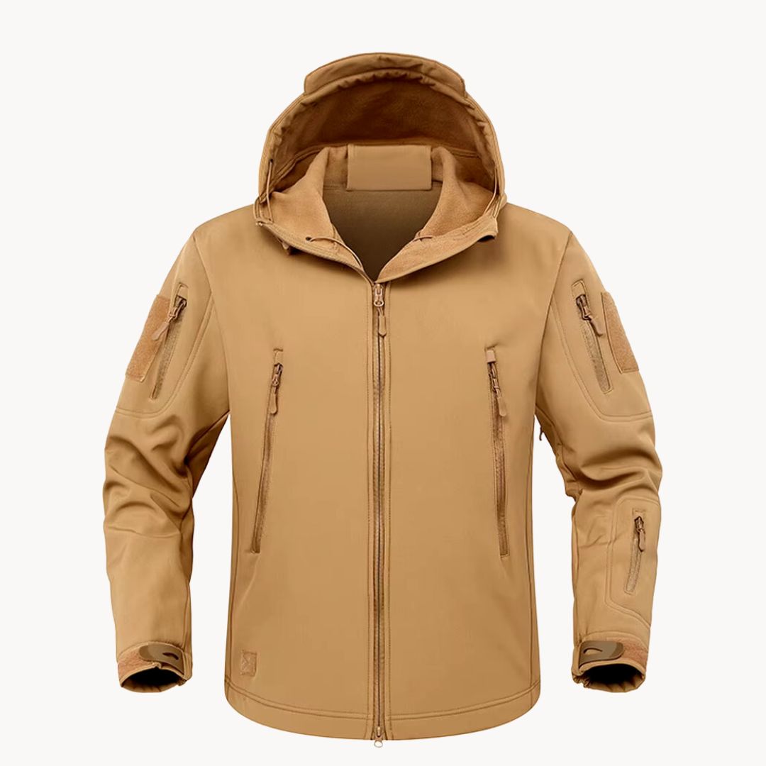 Giacca con cappuccio e zip da uomo - Ideale per l'inverno e il freddo